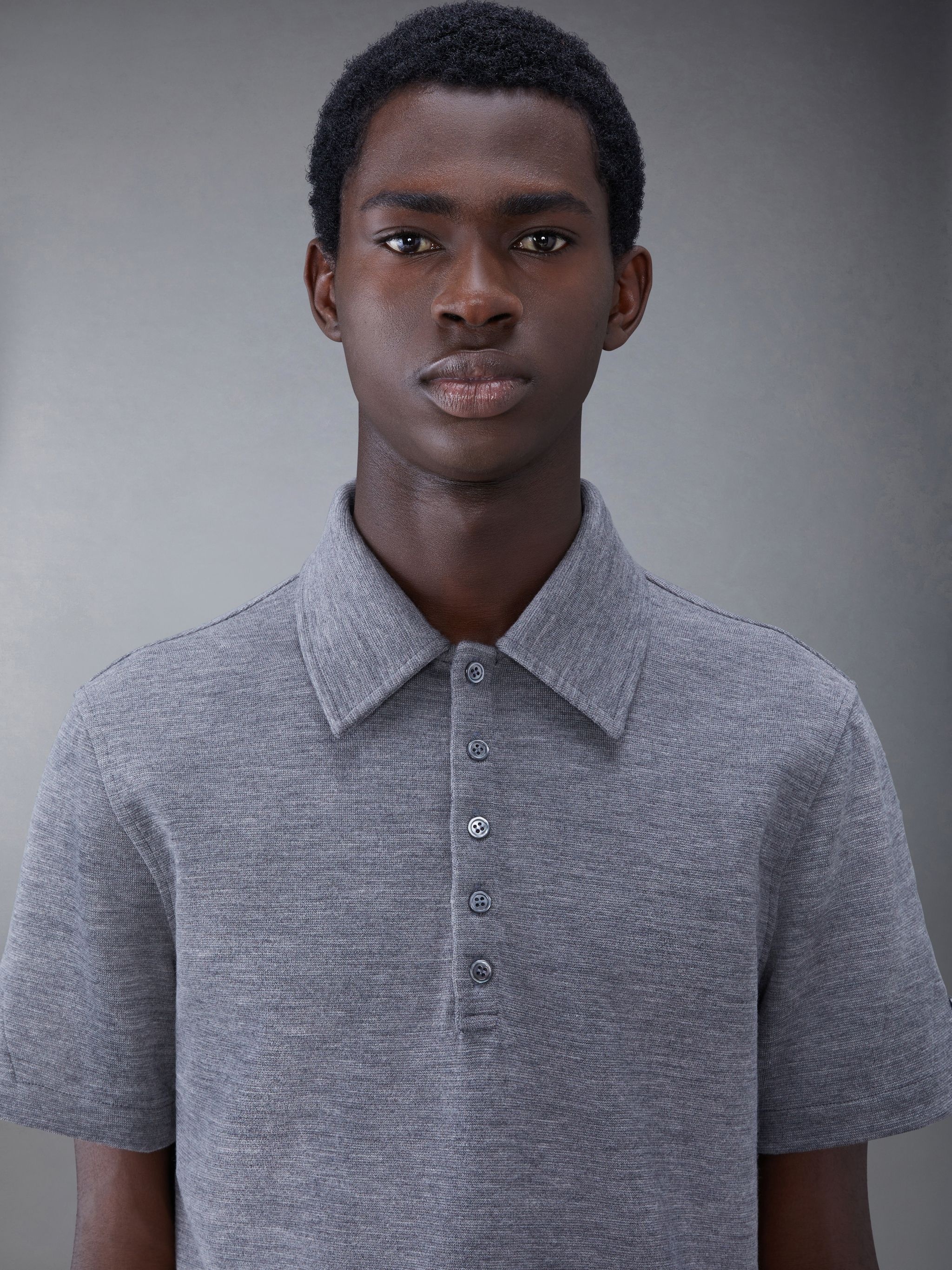 logo-patch polo shirt - 5