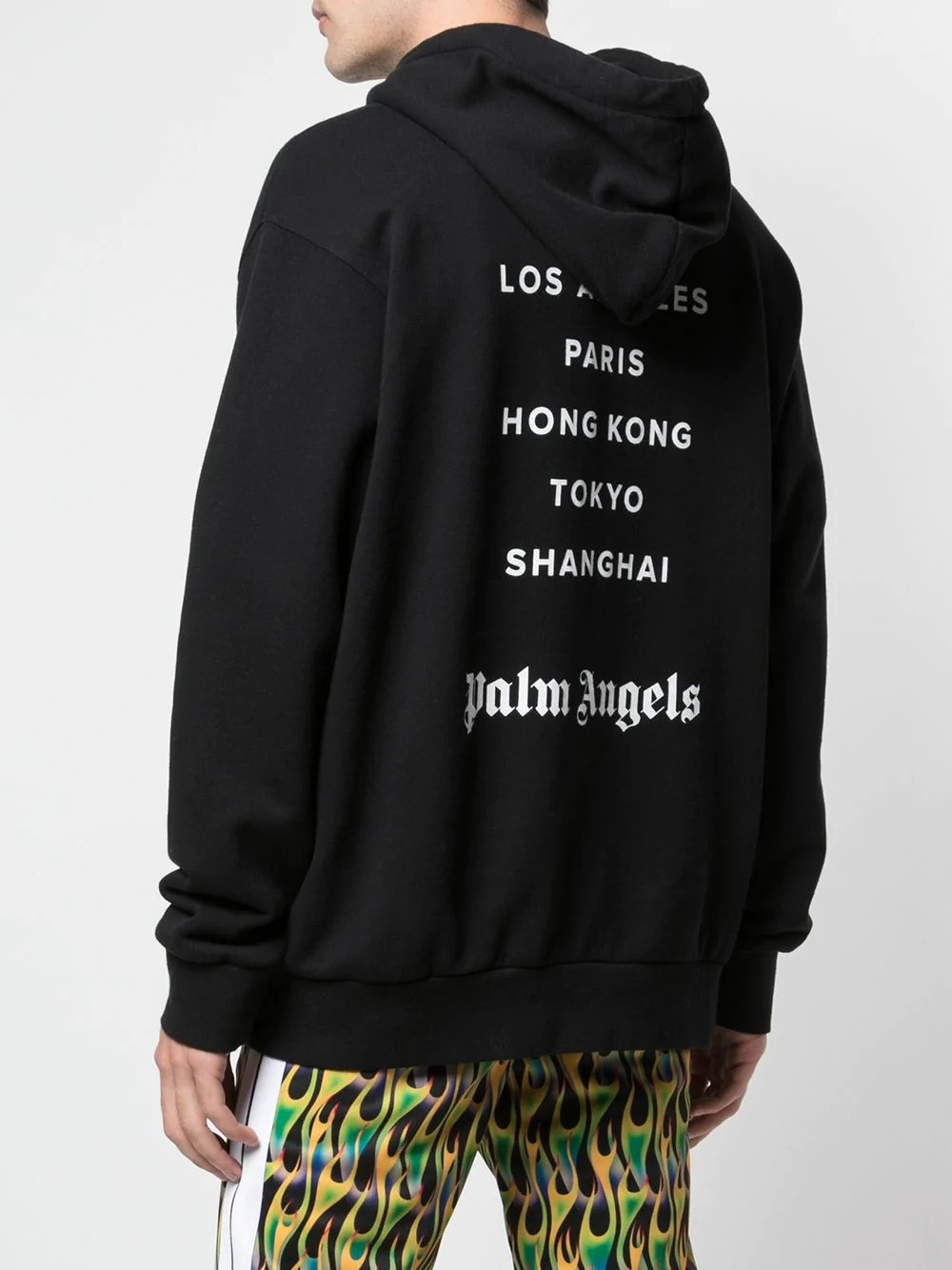 Paris sprayed logo hoodie - 4