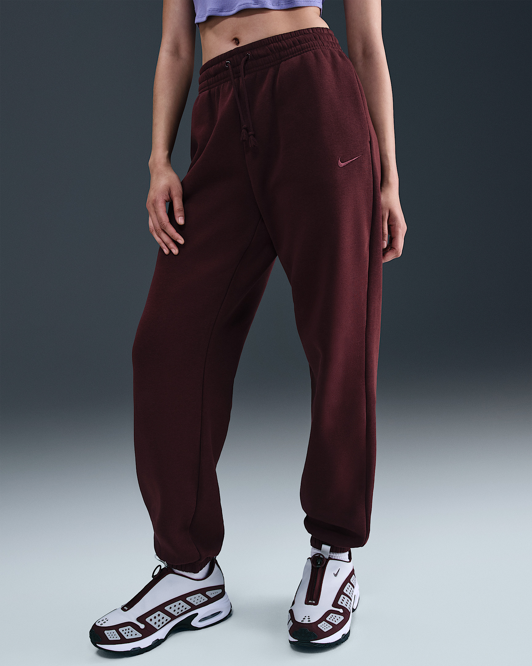 Nike Sportswear Phoenix Fleece Women's High-Waisted Oversized Sweatpants - 2