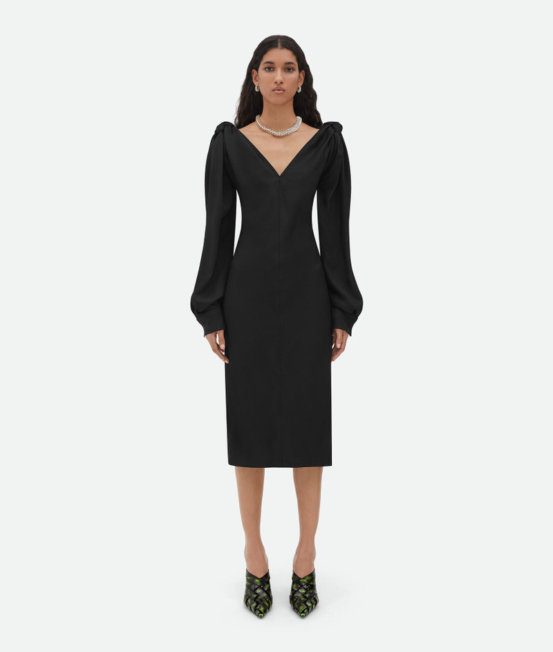 Viscose Midi Dress - 1