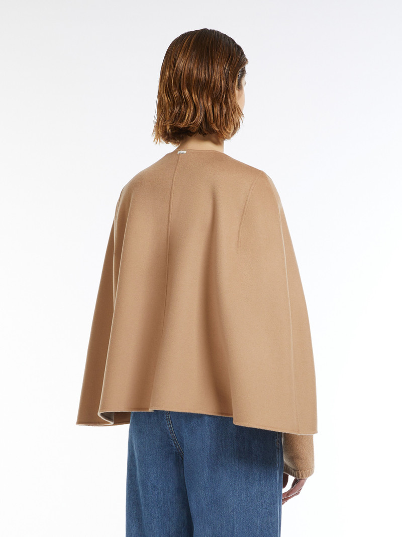 HELENE Wool broadcloth cape 4