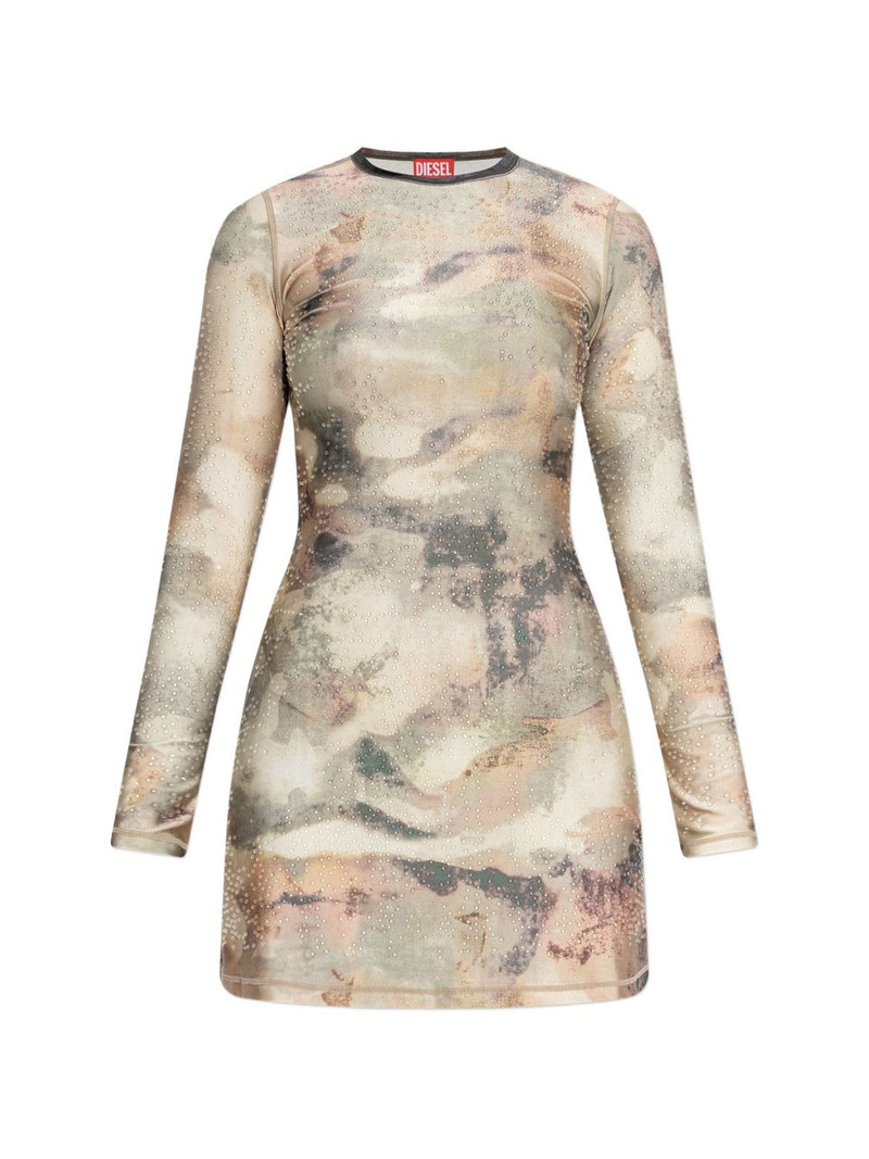 D-Uplo long-sleeve mini dress 1