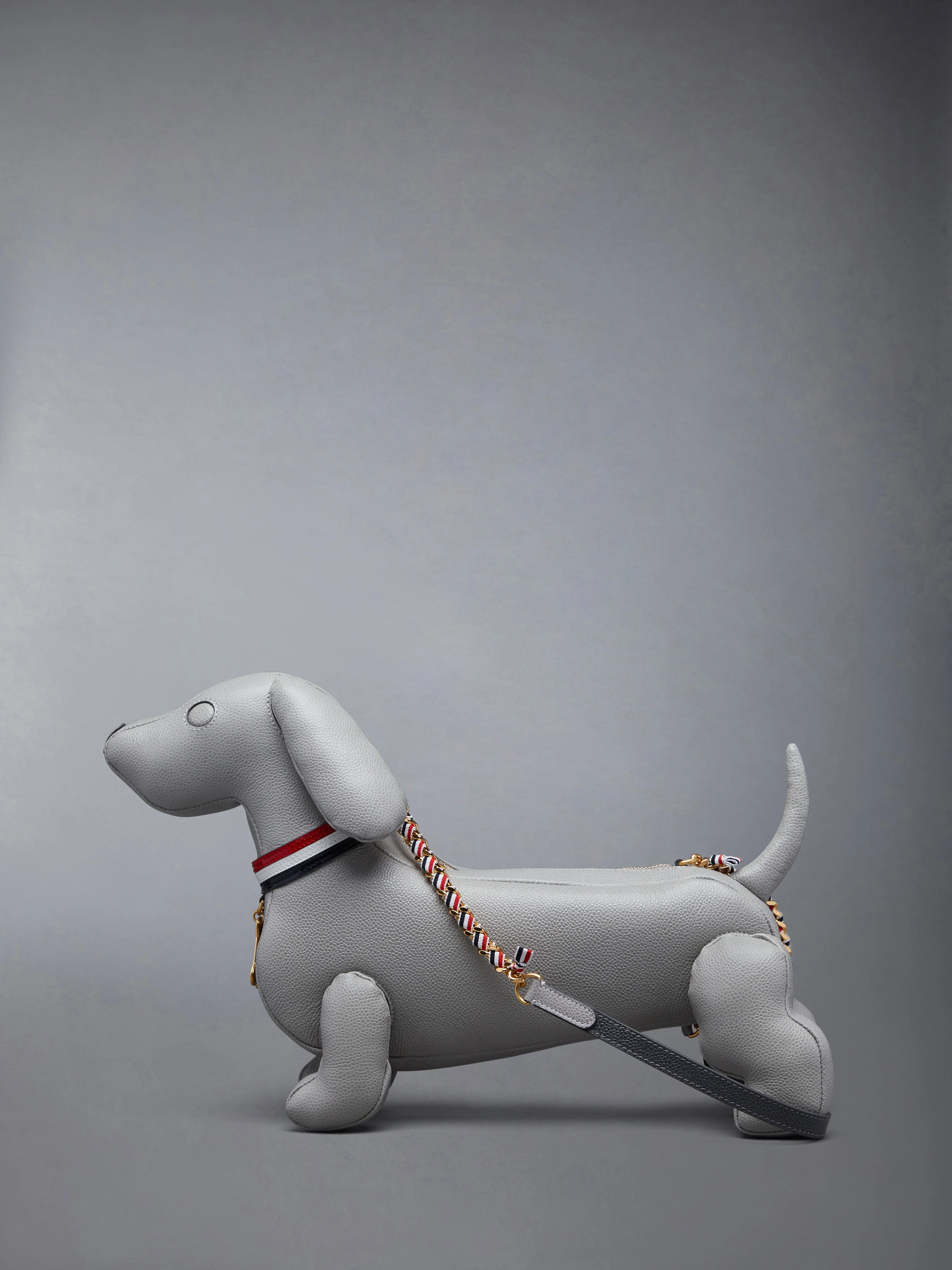 MINI HECTOR CHAIN BAG IN PEBBLE GRAIN - 1