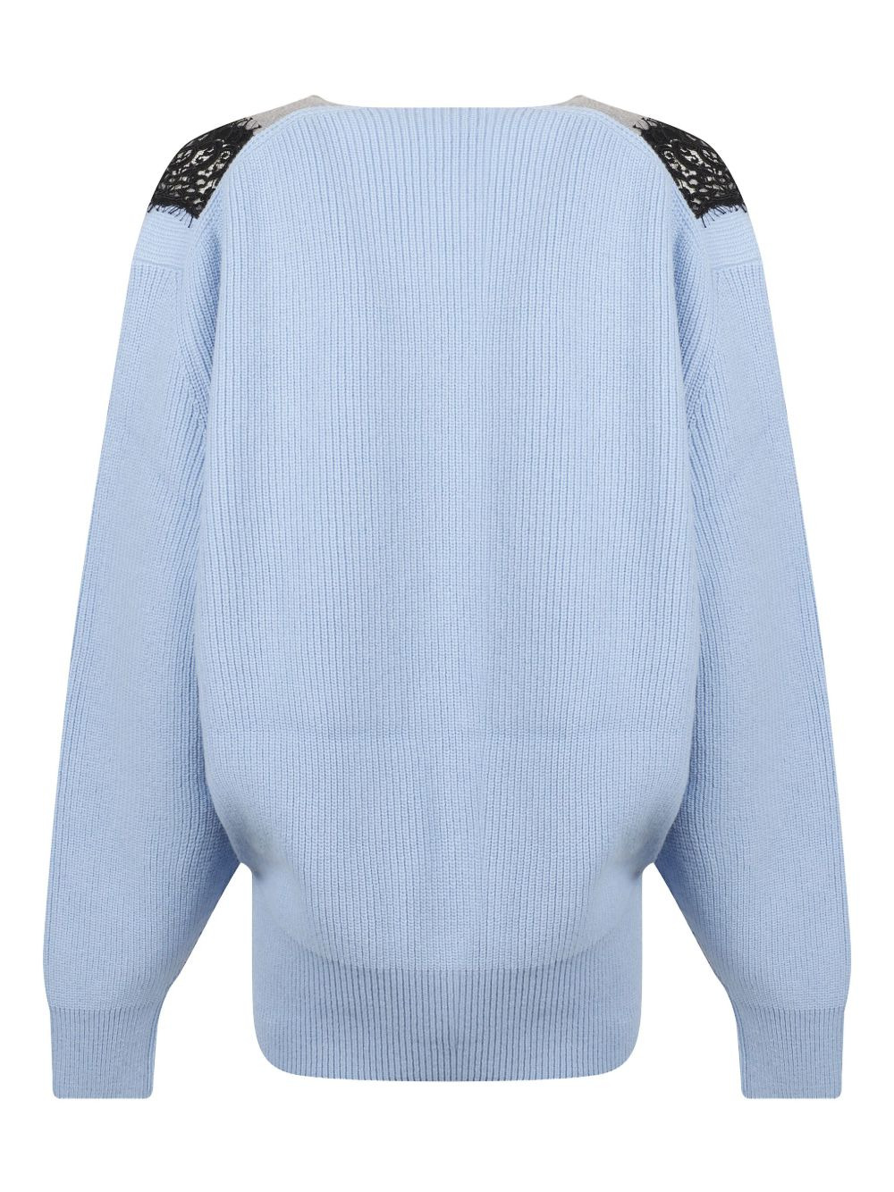 v-neck sweater - 2