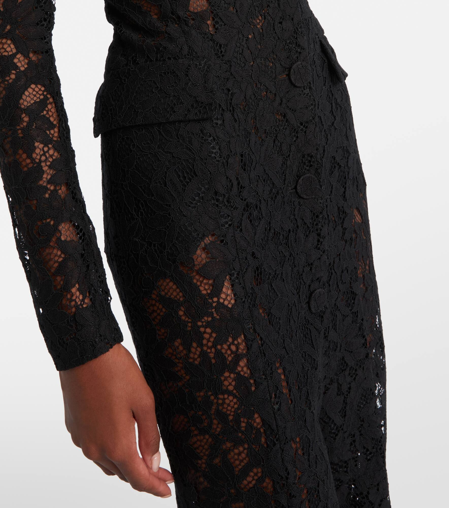 Lace maxi dress - 5