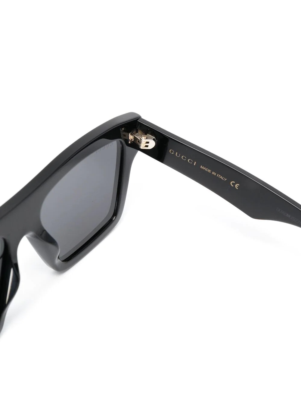 square-frame tinted sunglasses - 3