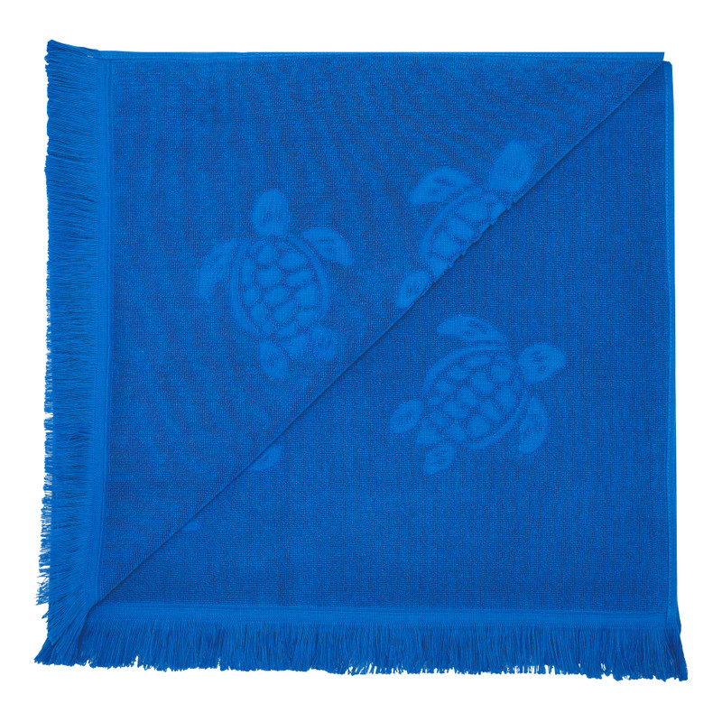 Vilebrequin Beach Fouta in Organic Cotton Turtles Jacquard outlook