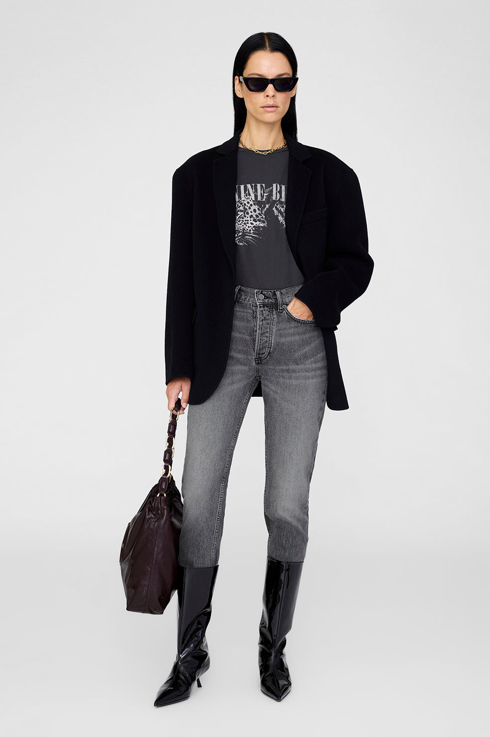 Cohen Tee - Washed Black - 5