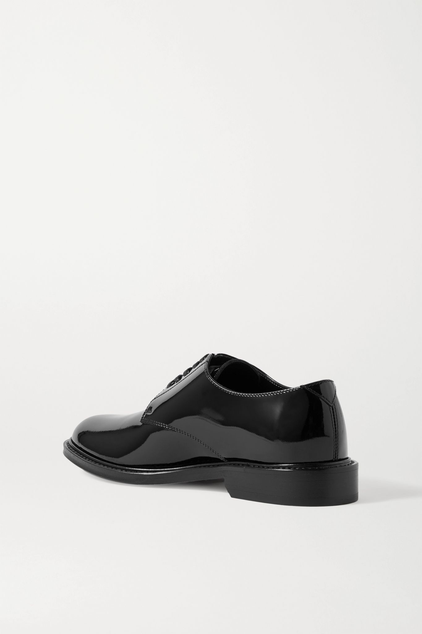 Cromel patent-leather brogues - 3