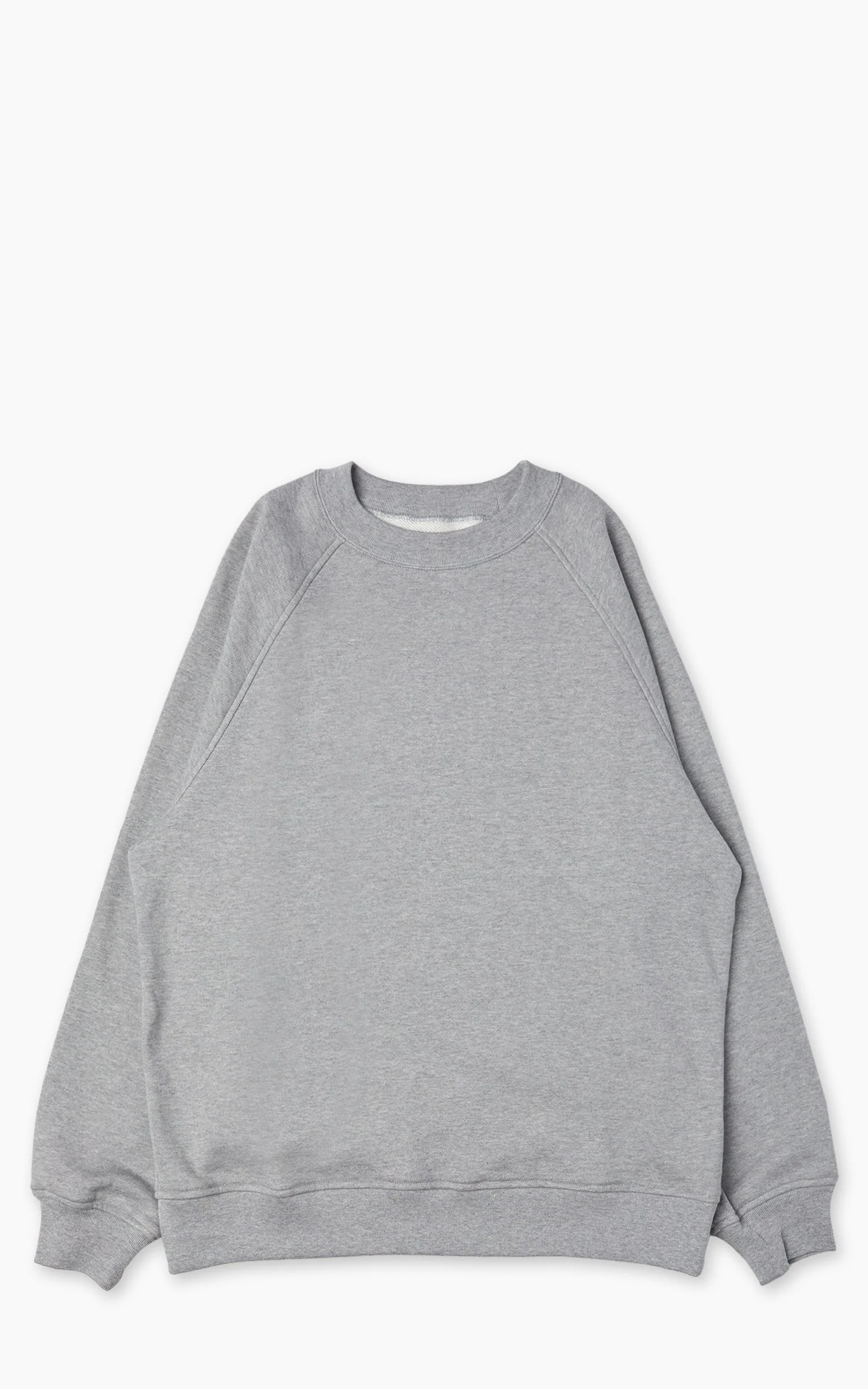 KAPTAIN SUNSHINE SUVIN SWEAT CREWNECK PULLOVER FEATHER GREY - 1