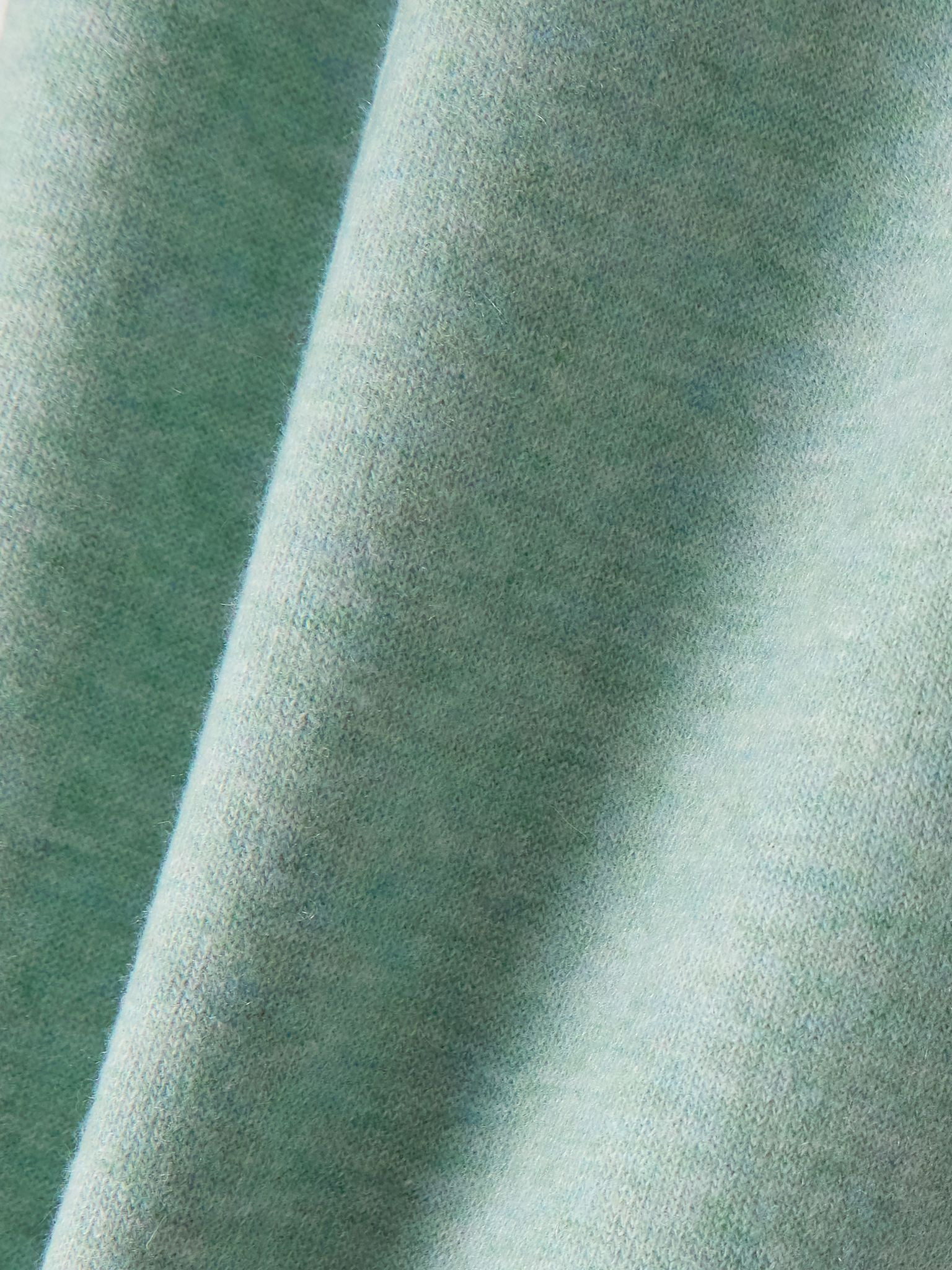 Pleated tapered cashmere-blend pants Mint - 5