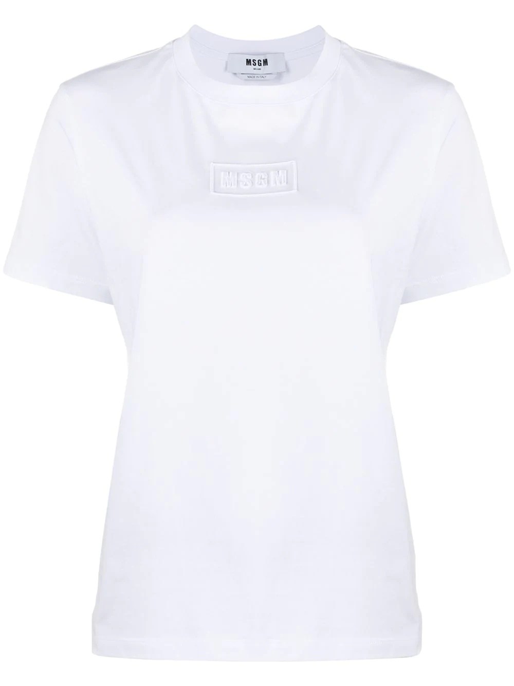 embroidered logo T-shirt - 1