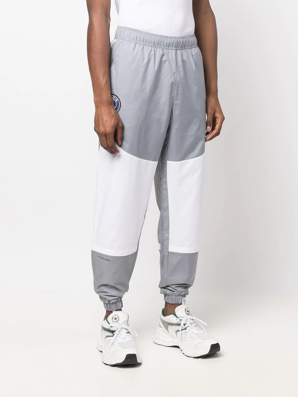 patch-detail panelled track pants - 3