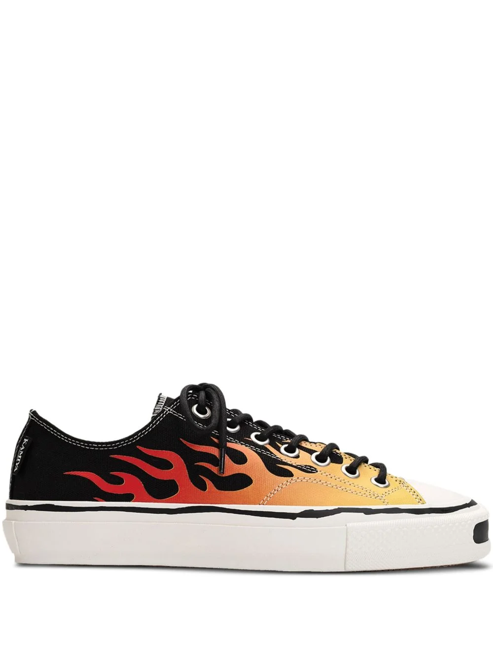 Joey flame-print sneakers - 1