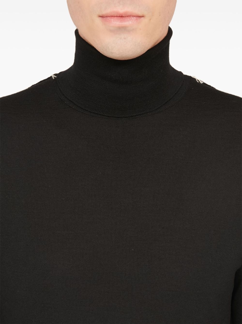 roll neck merino-wool jumper - 6