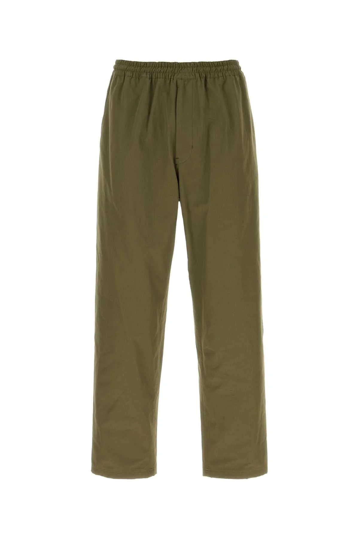 Prada Men Army Green Cotton Pant - 1