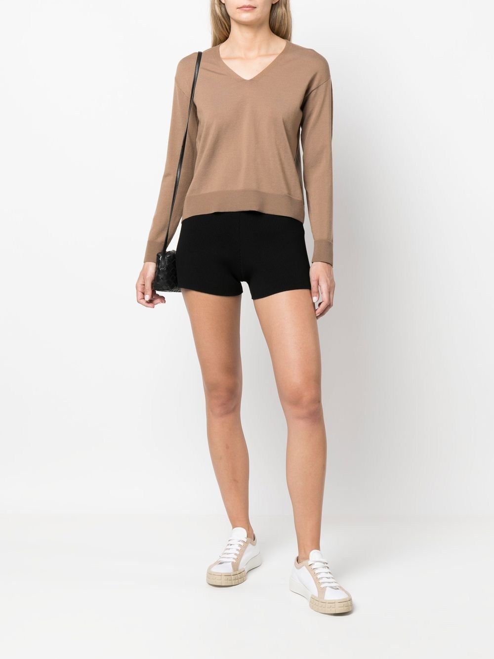 V-neck knit jumper - 2