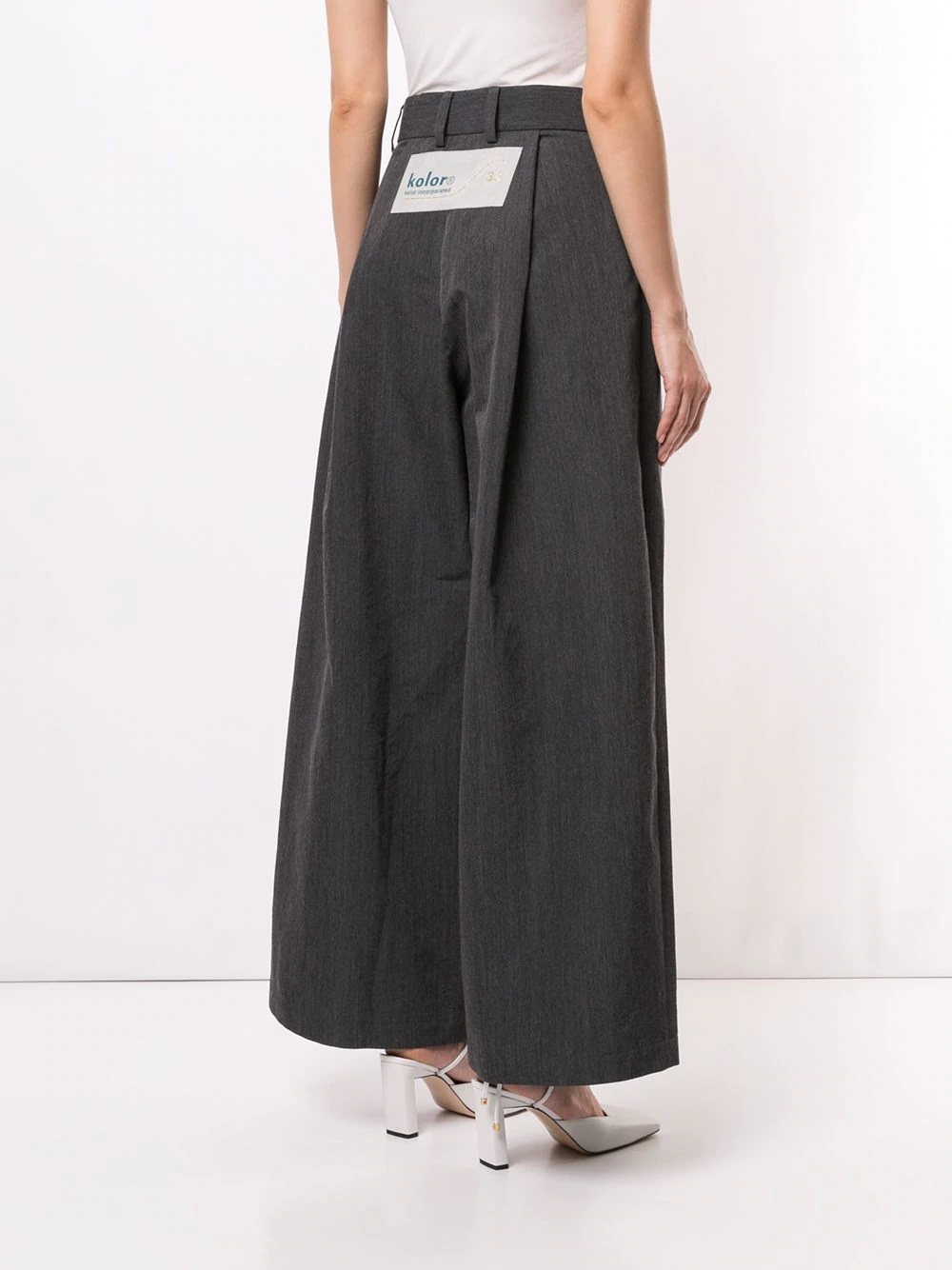 wide-leg palazzo pants - 4