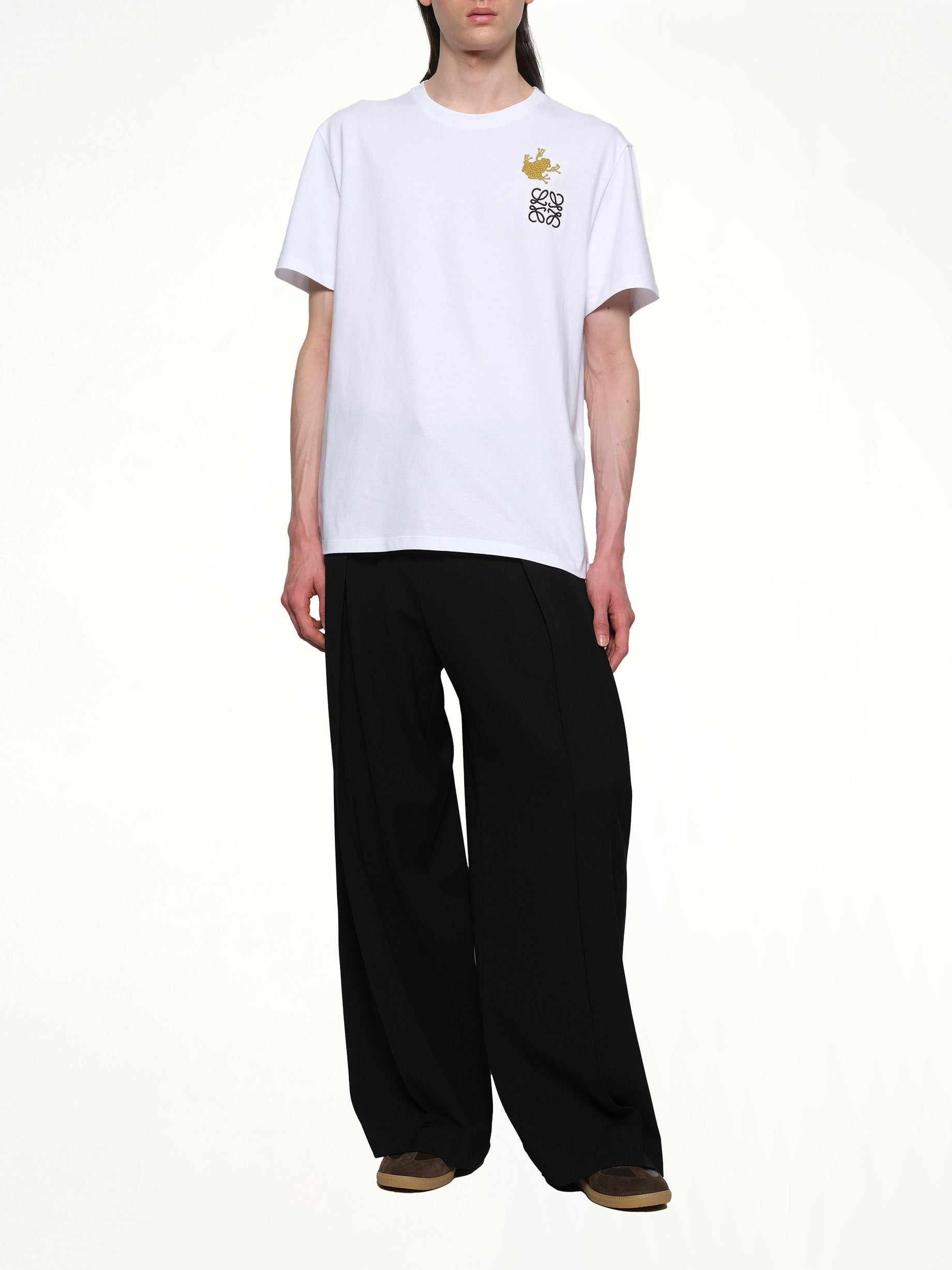 Frog Relaxed Fit T-Shirt in White - 4
