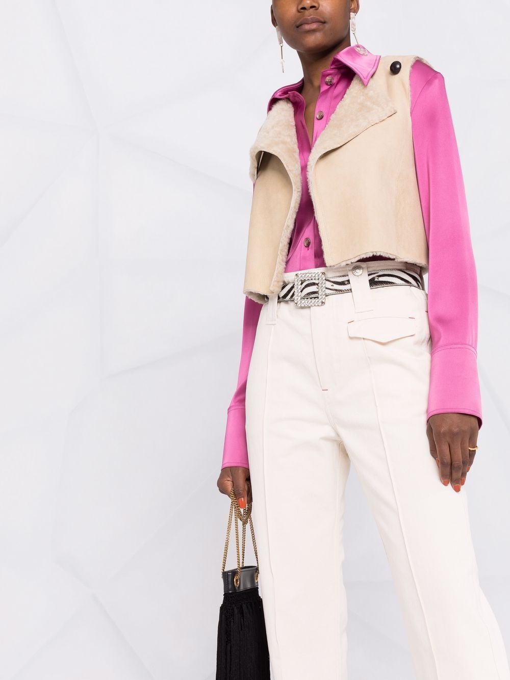 straight-leg trousers - 5