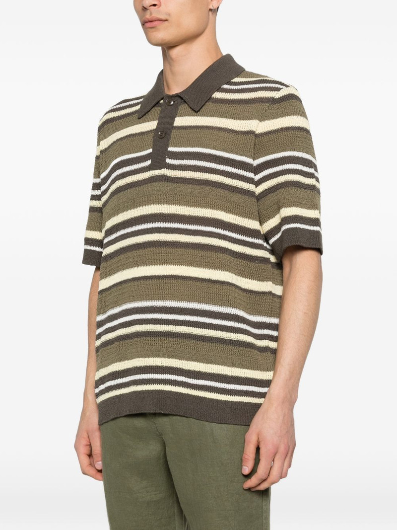 SAMSØE SAMSØE Samarco striped polo shirt outlook