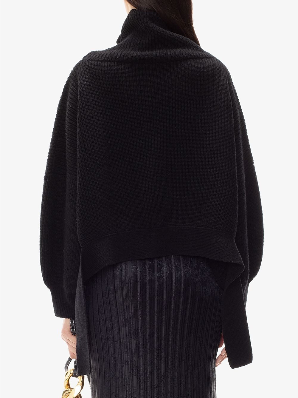 tab hem turtleneck jumper - 4