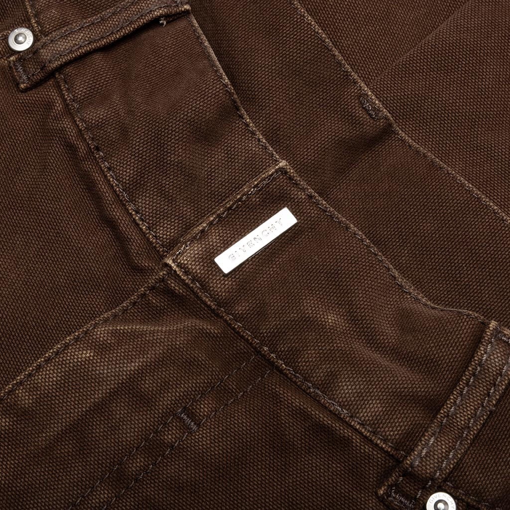 TROUSERS - BROWN - 3