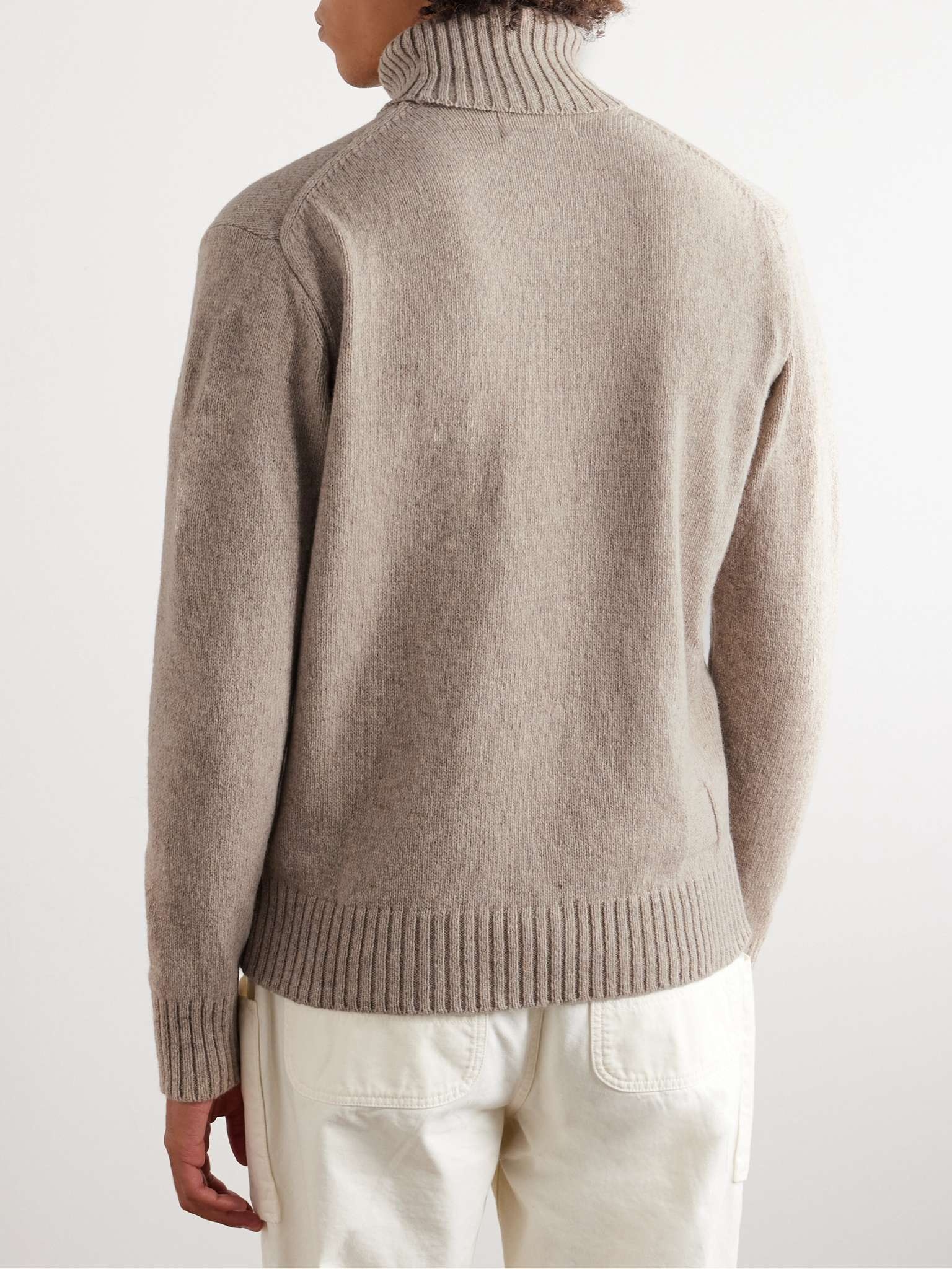 Wool-Blend Rollneck Sweater - 4