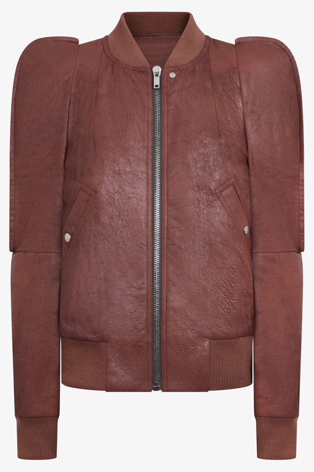 METRO FLIGHT LEATHER BOMBER JACKET | BROWN - 1