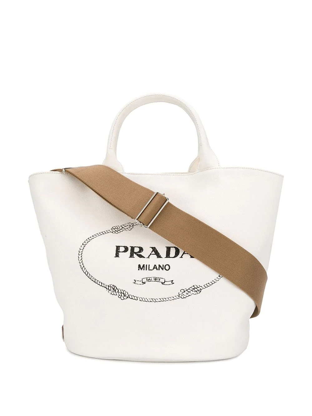 front logo tote bag - 1