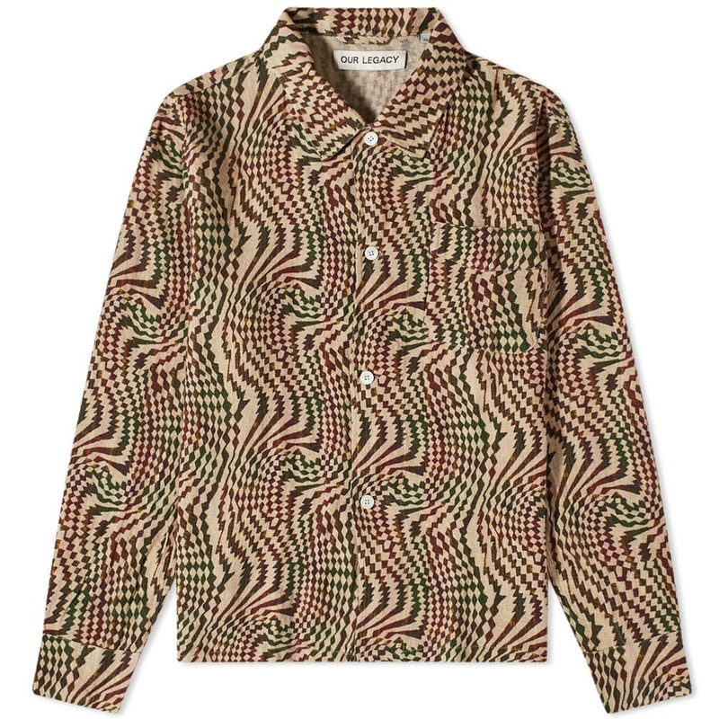 Our Legacy Box Wave Print Shirt 1