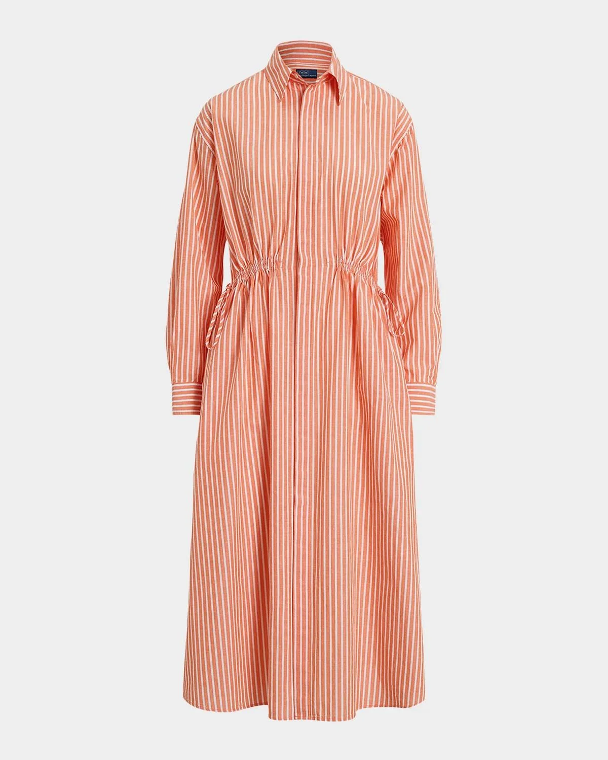 Margo Striped Cotton-Linen Shirtdress - 1