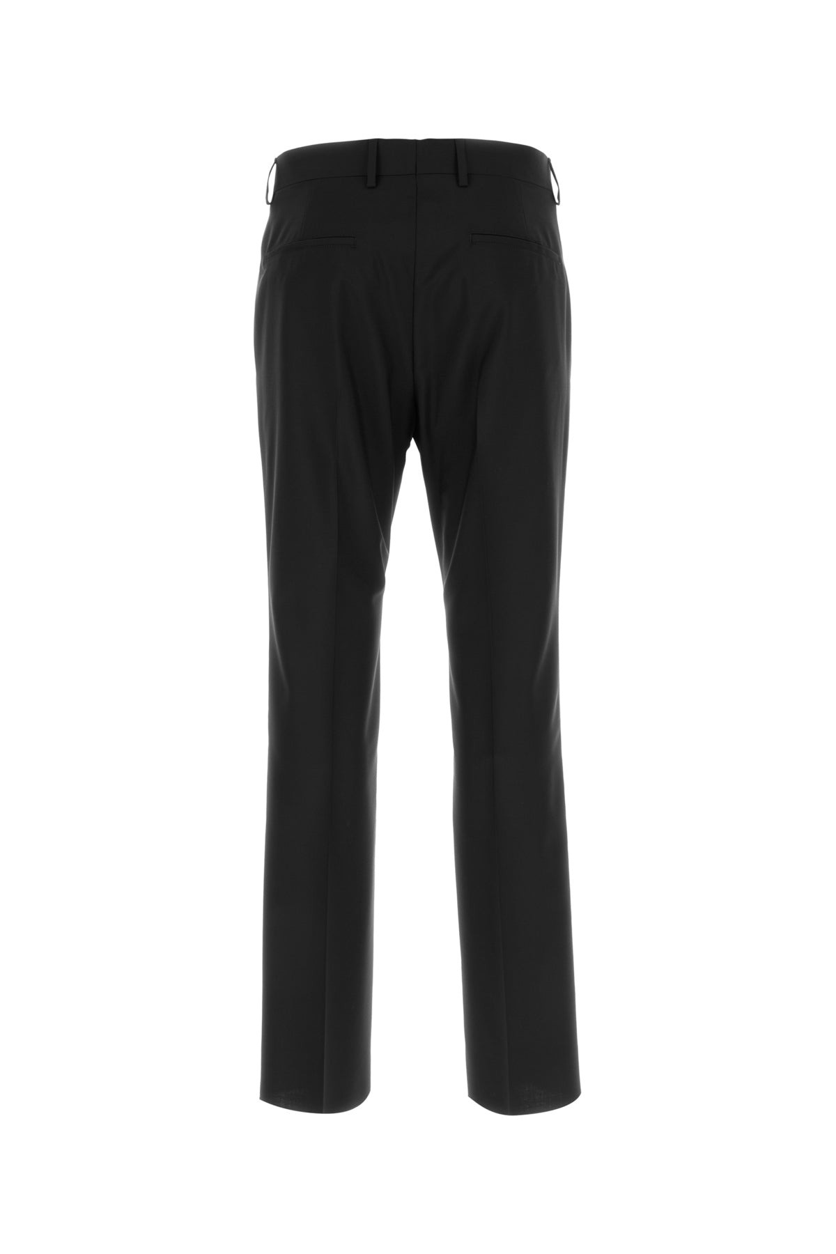 Black wool blend pant - 2