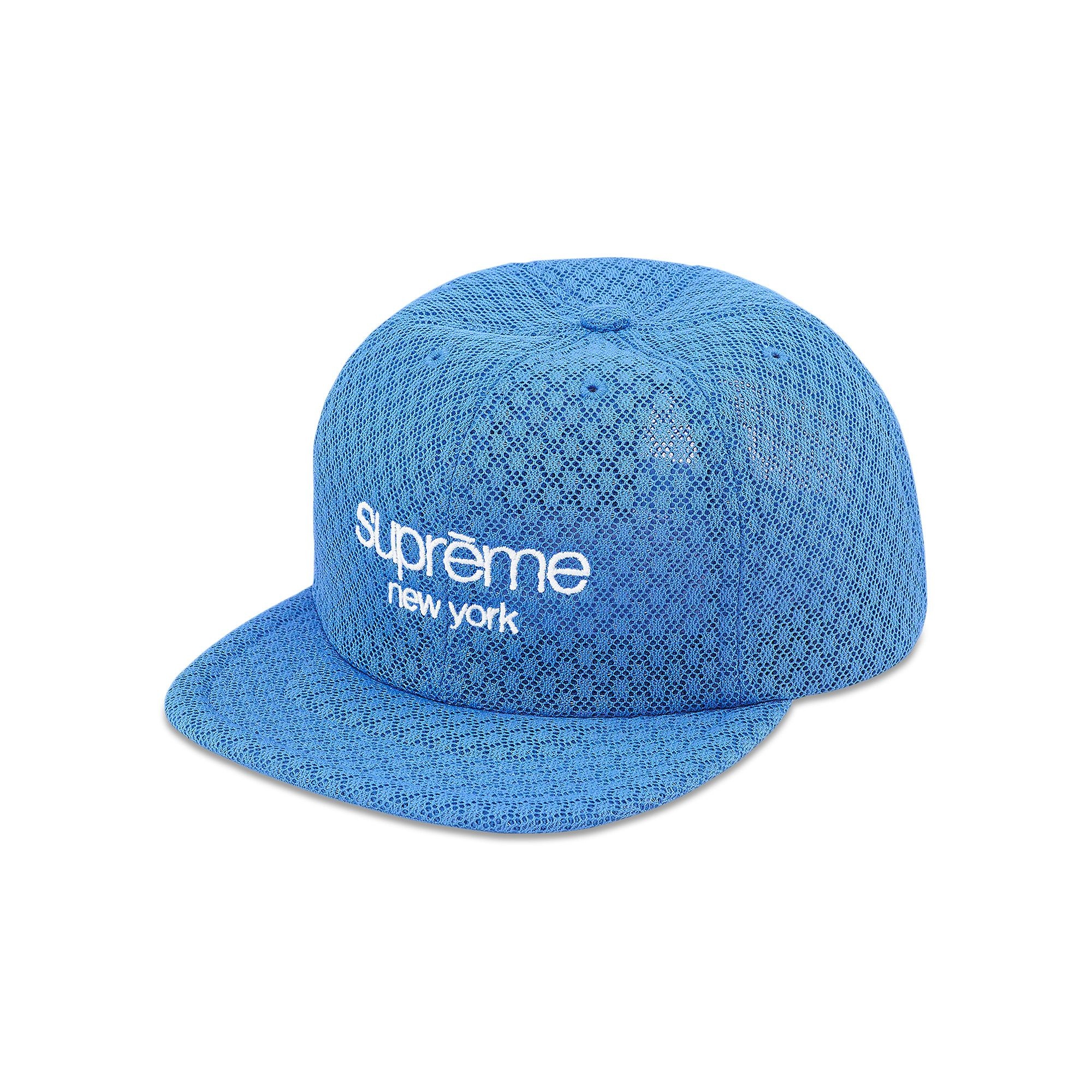 Supreme Classic Logo Air Mesh 6-Panel 'Light Blue' - 1