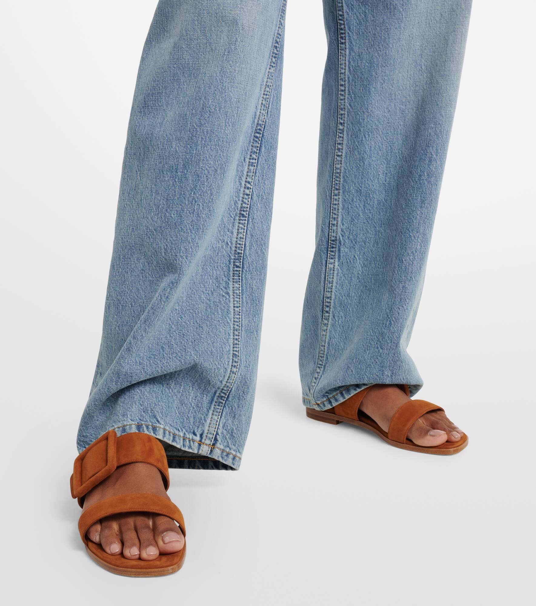 Titubaflat suede sandals - 4