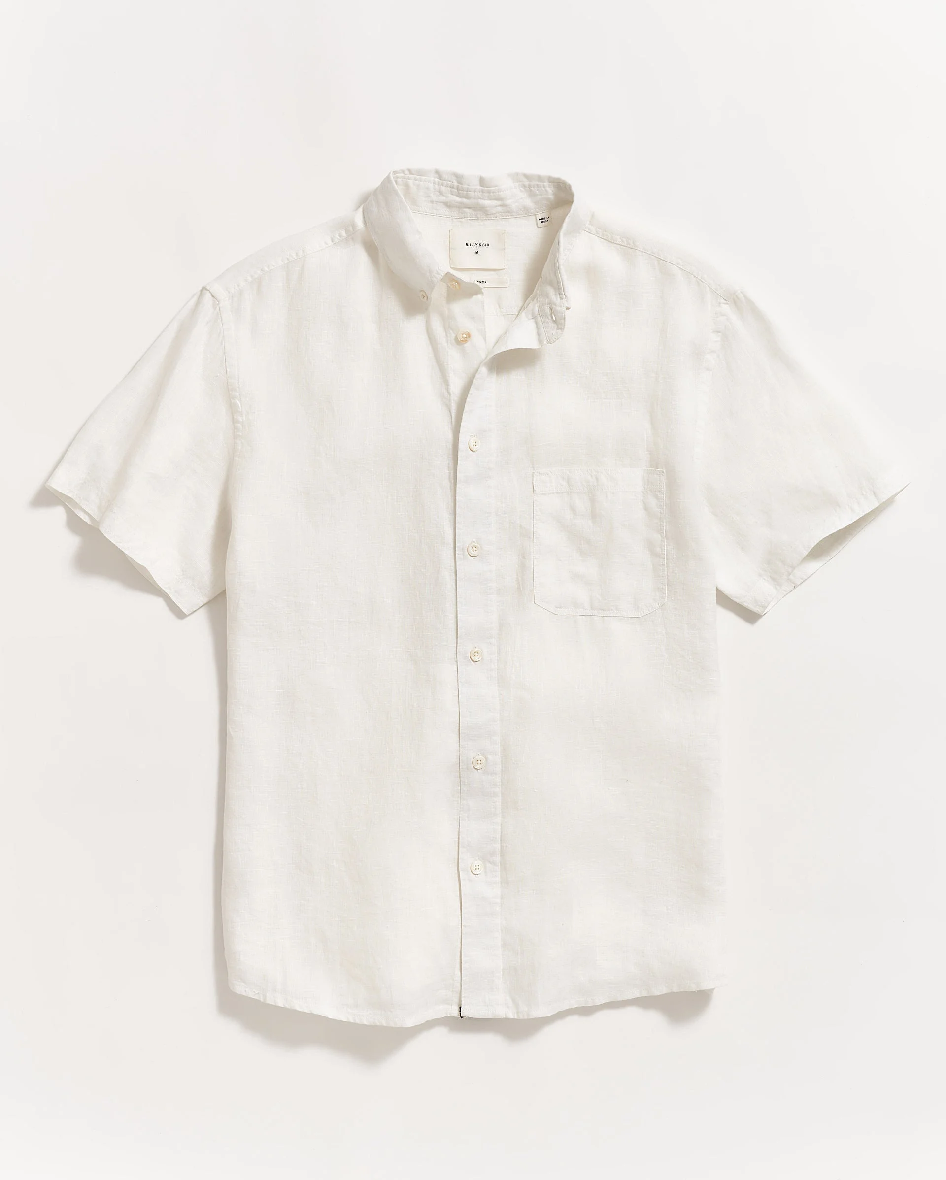 Short Sleeve Linen Tuscumbia Shirt Button Down - 1