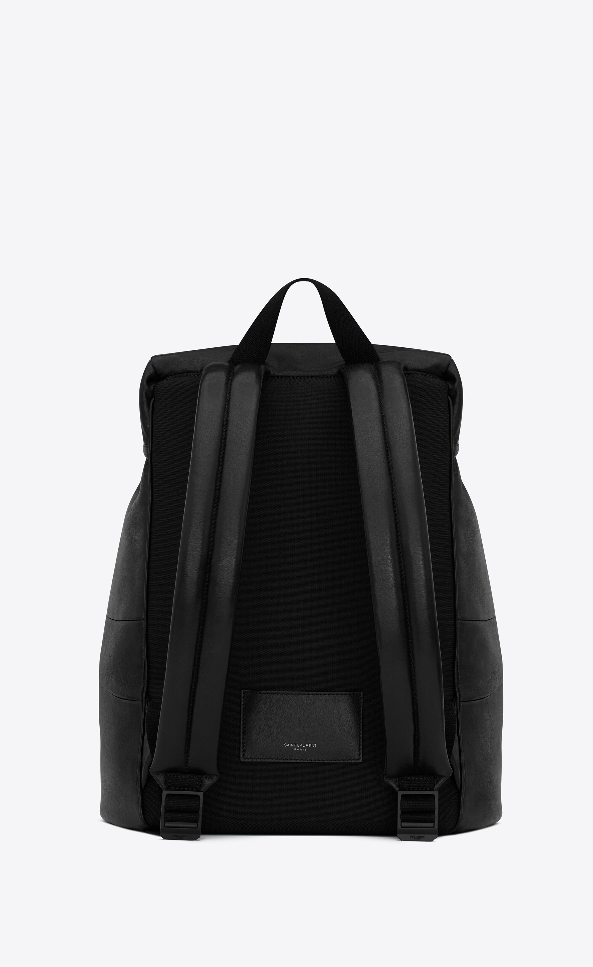 saint laurent backpack in grained leather - 2