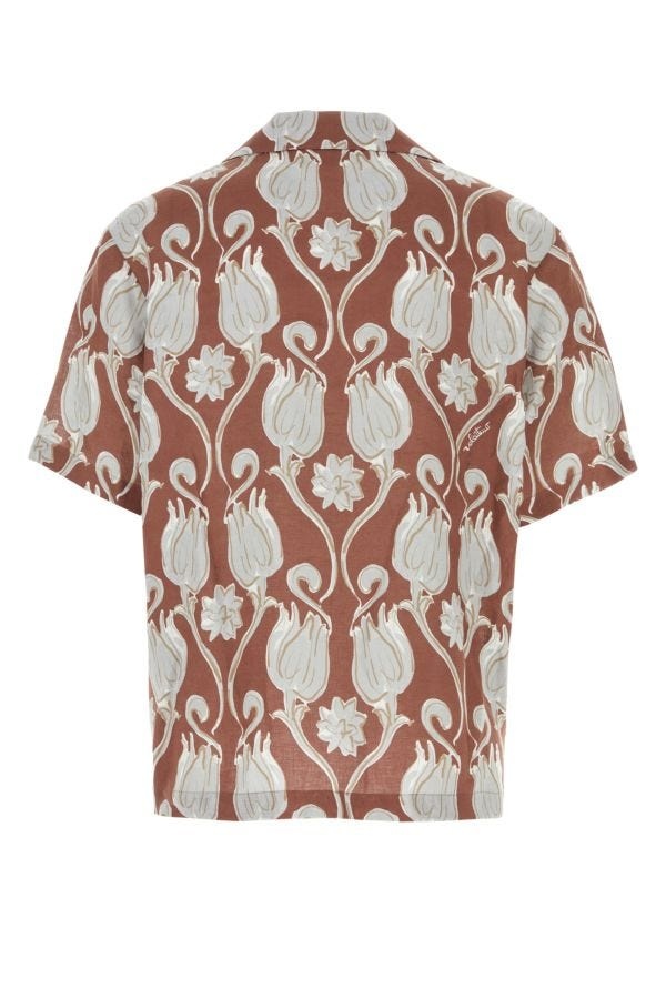 Printed linen shirt - 2