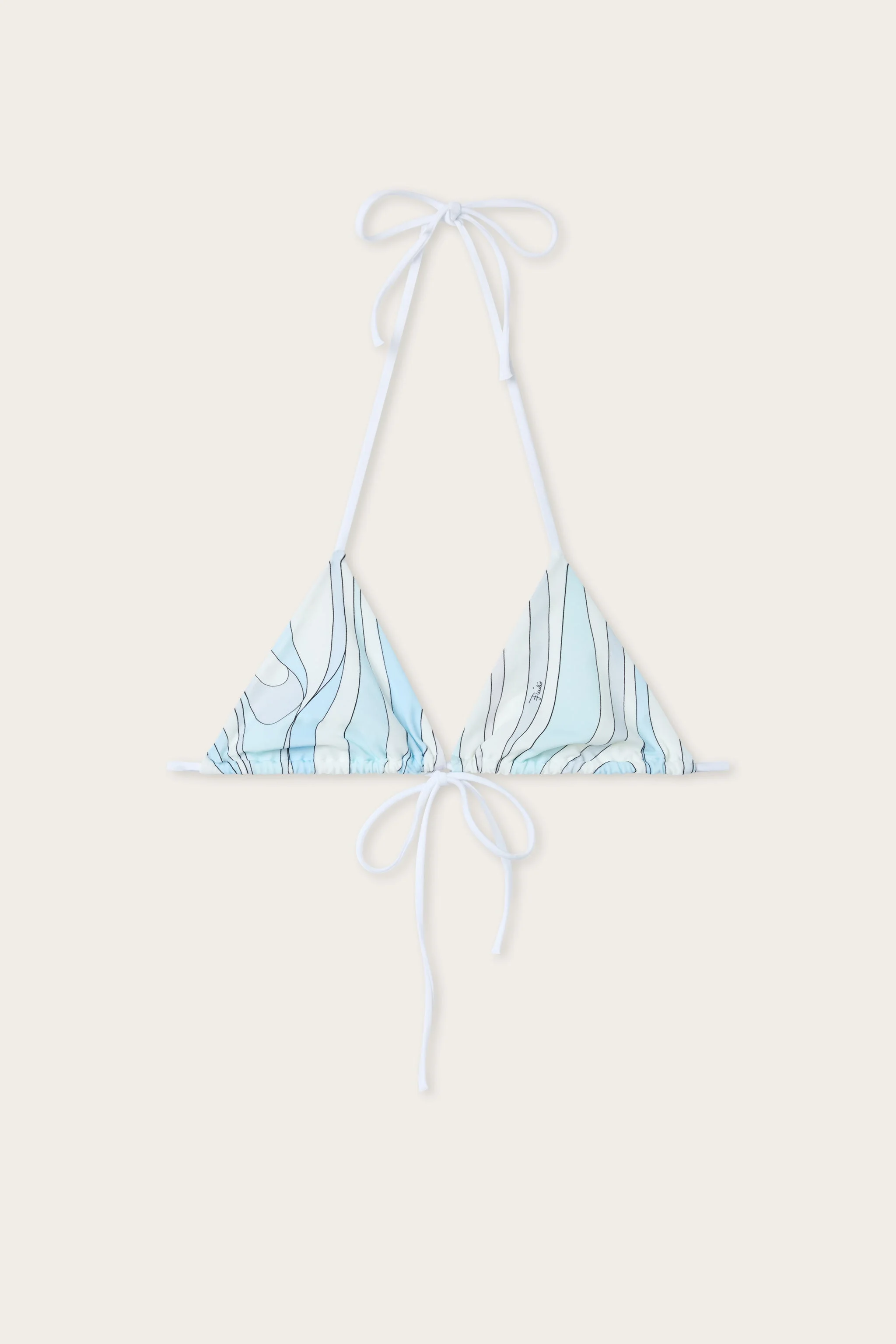 MARMO PRINT BIKINI TOP - 1