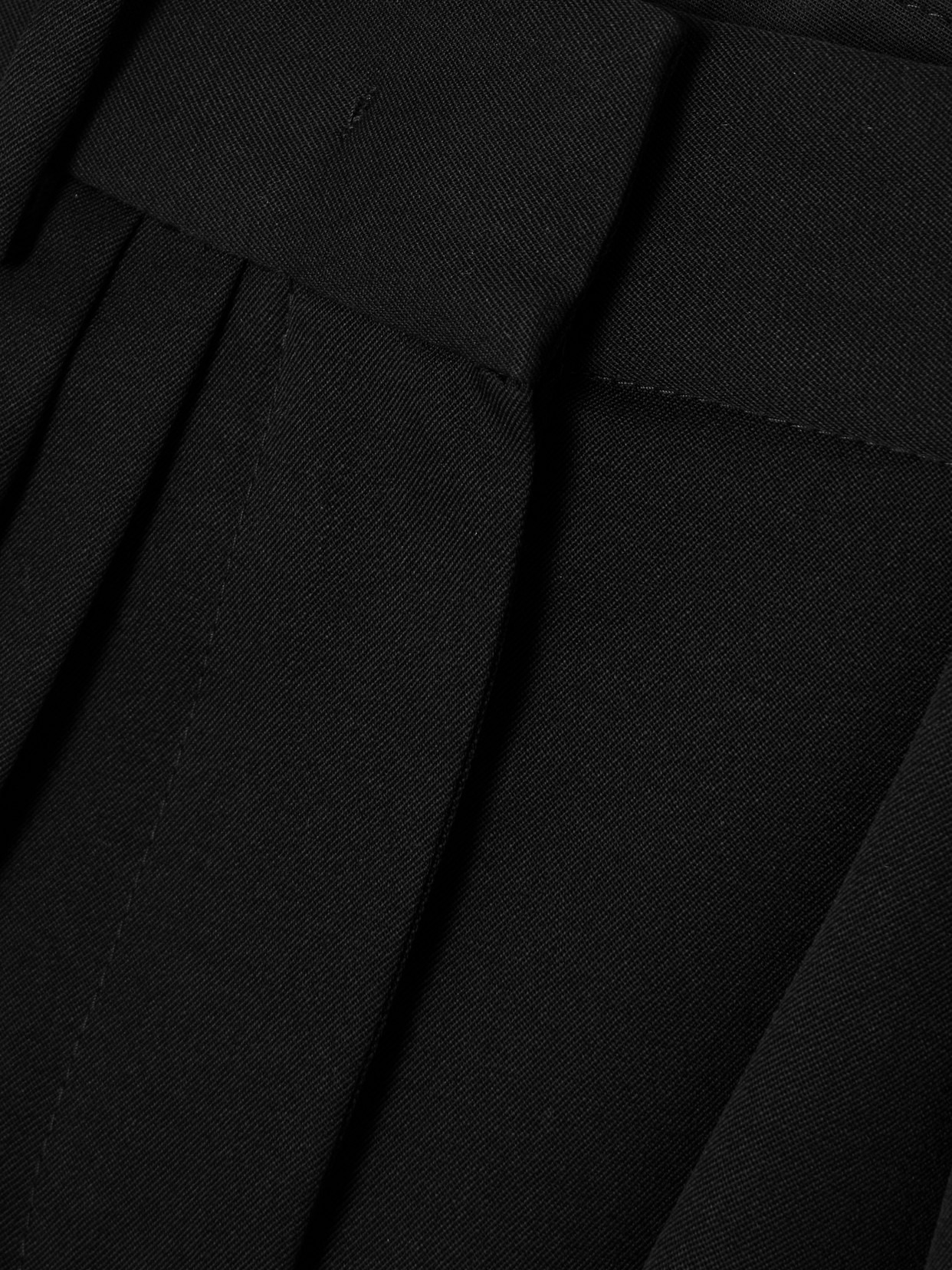 Janice Pleated Wool-twill Tapered Pants - 5