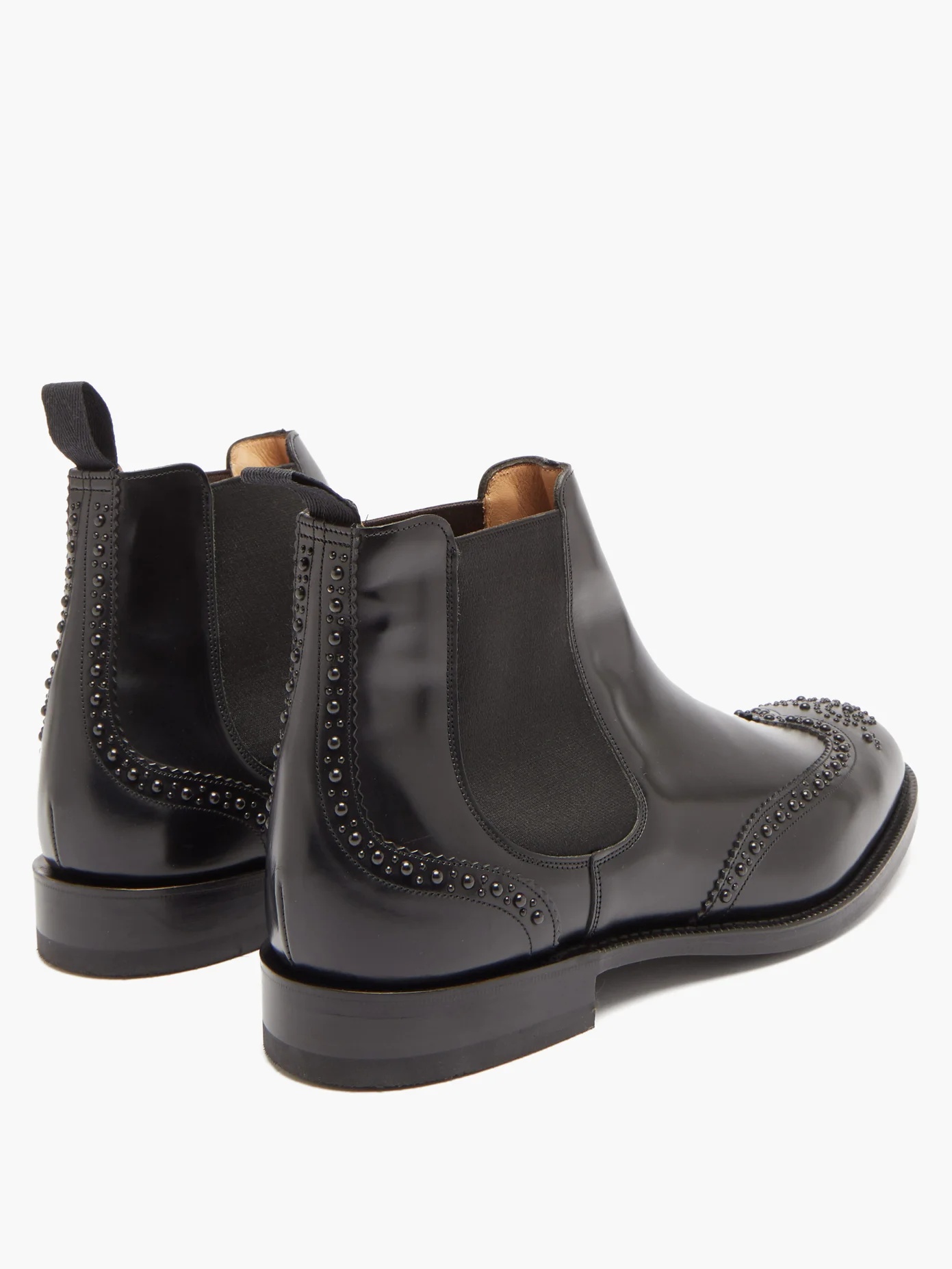 Ketsby studded leather Chelsea boots - 4