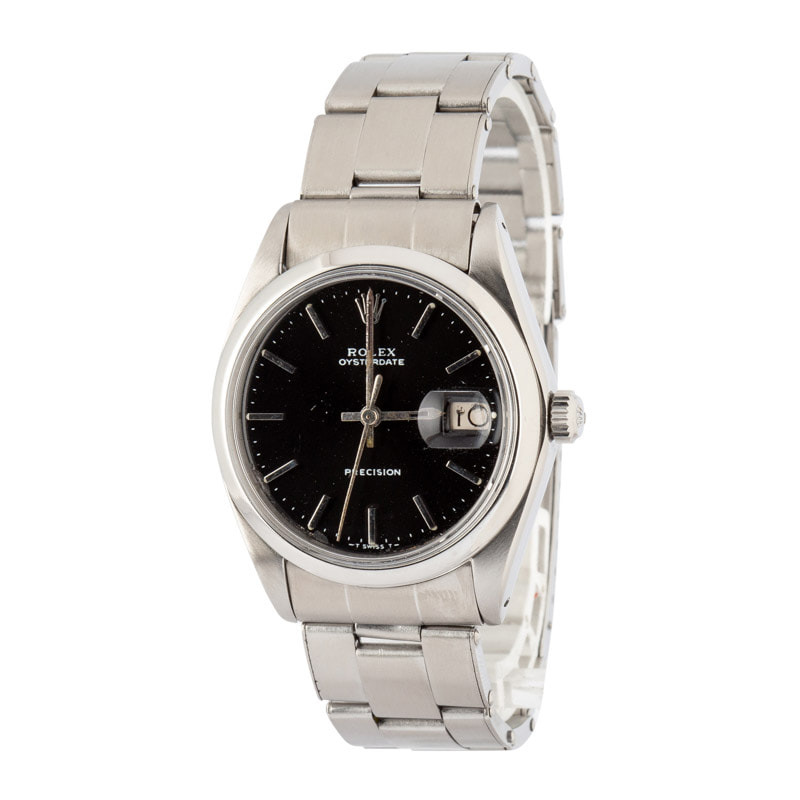 Pre-Owned Rolex Oysterdate 6694 Stainless Steel - 2