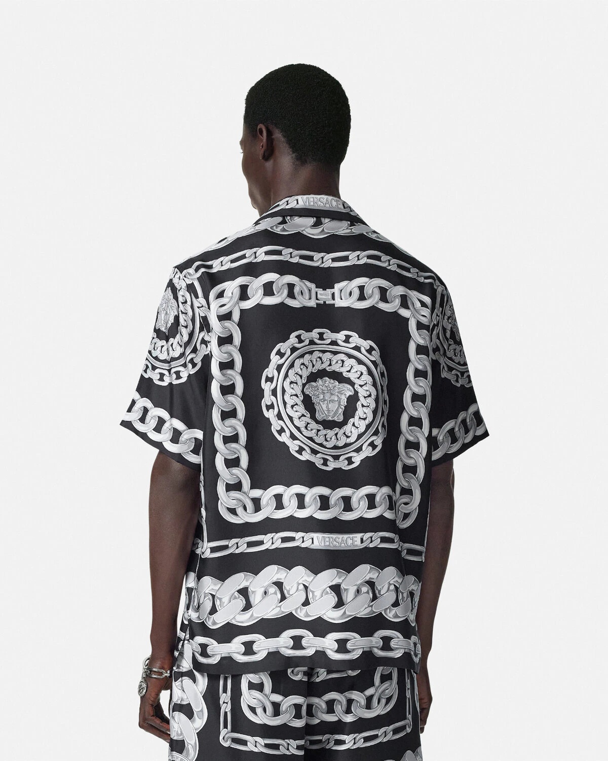 Medusa Chains Silk Shirt - 5