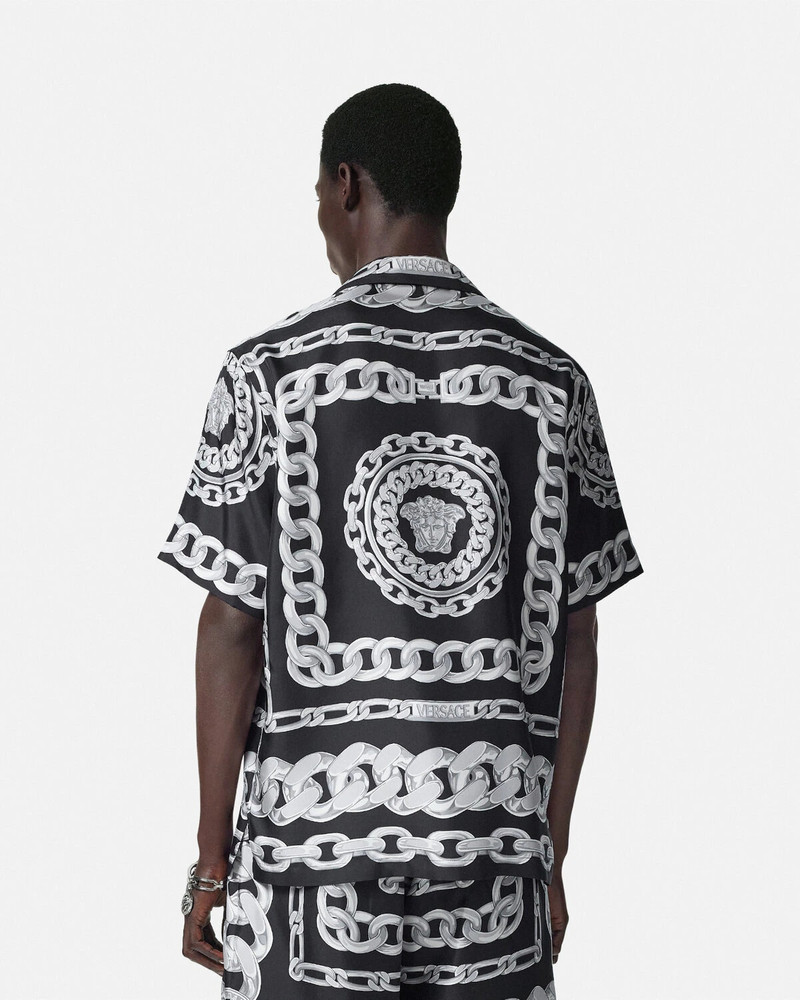 Medusa Chains Silk Shirt 5