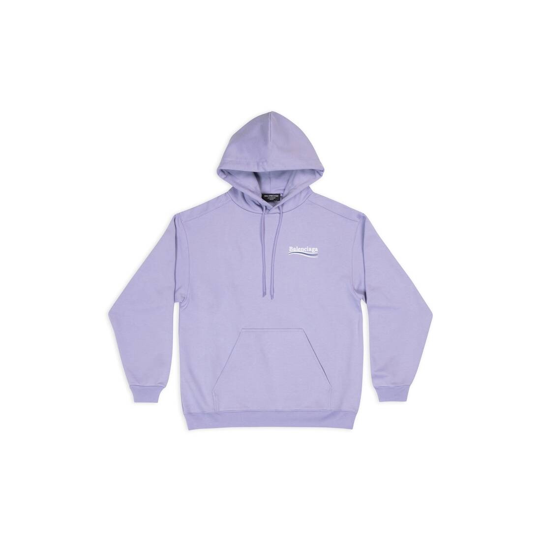 【関税込み】Balenciaga パープル Political Campaign フーディ BALENCIAGA Men's Political Campaign Hoodie Medium Fit in