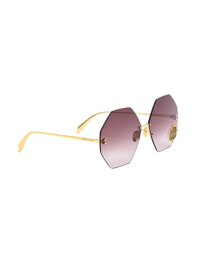 Alexander McQueen Beetle Jewelled Sunglasses outlook