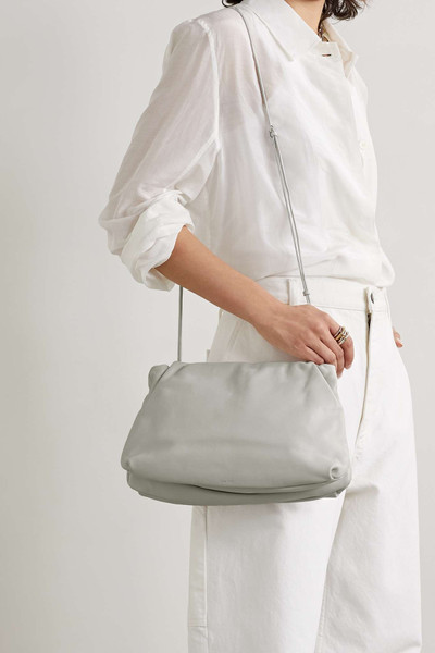 The Row Bourse leather shoulder bag outlook