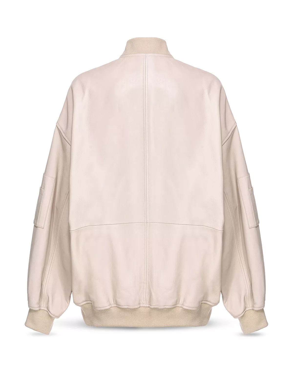 Monterosi Leather Bomber Jacket - 5