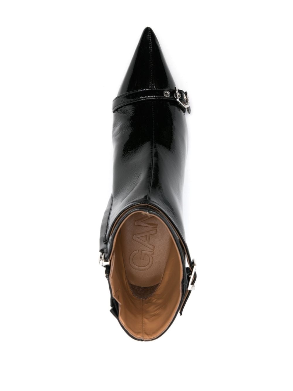 ankle length pointed toe boots - 4