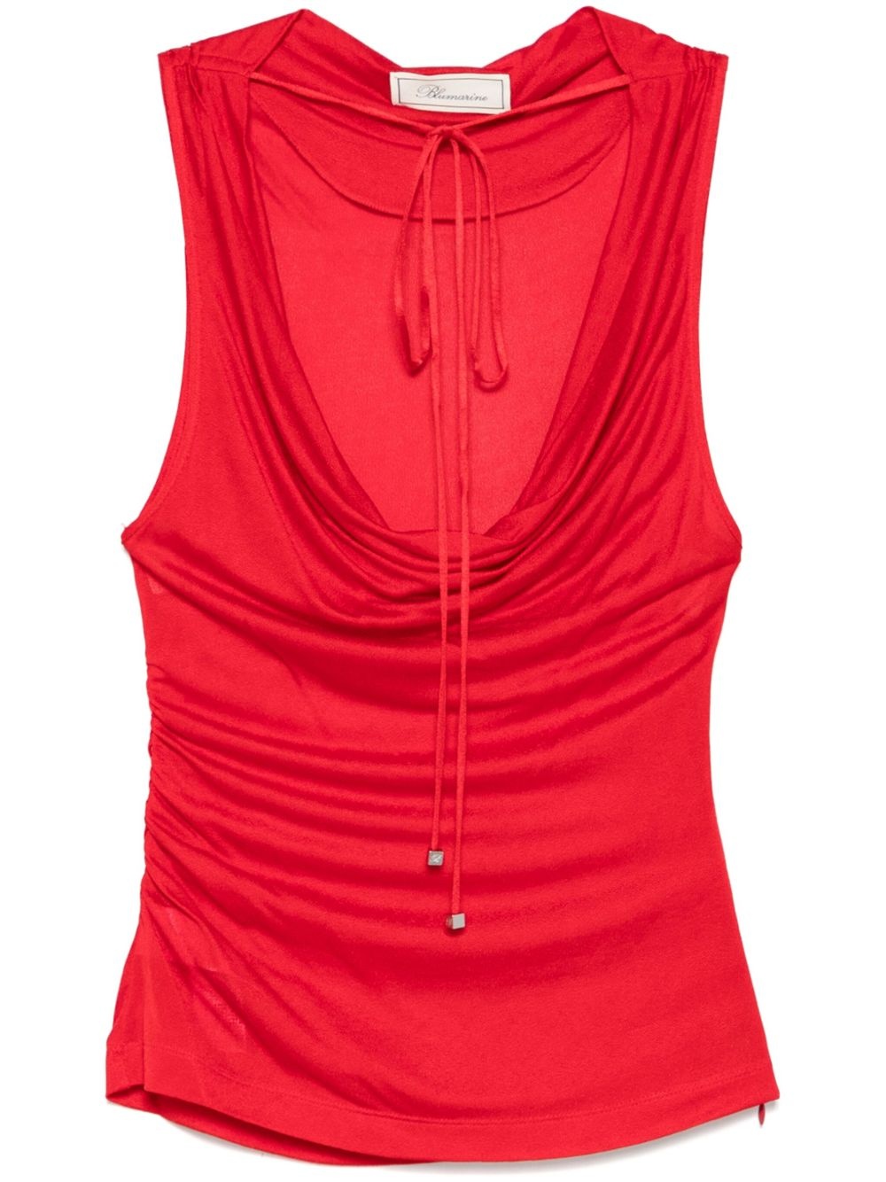 cowl-neck tank top - 1